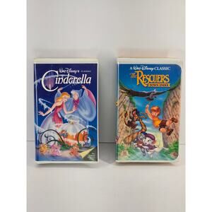 Walt Disney Classics VHS Duo Movie Black Diamond Collection